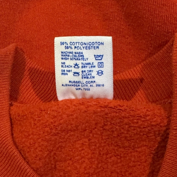 Vintage Jerzees 90's Reworked Sweatshirt Red Western Beaded Fringe Women's XL - Picture 5 of 5